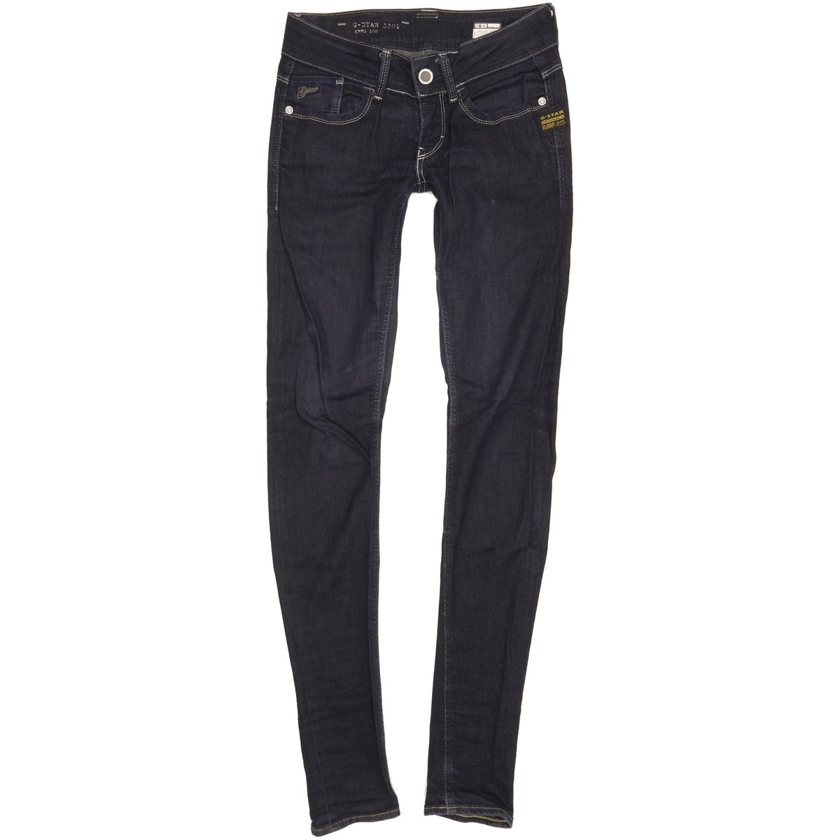 G-Star Lynn Women Navy Skinny Slim Stretch Jeans W25 L33