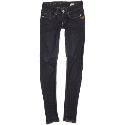 G-Star Lynn Women Navy Skinny Slim Stretch Jeans W25 L33