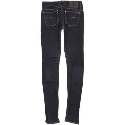 G-Star Lynn Women Navy Skinny Slim Stretch Jeans W25 L33