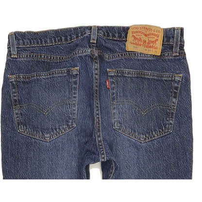 Levi's 511 Men Blue Straight Slim Stretch Jeans W33 L31