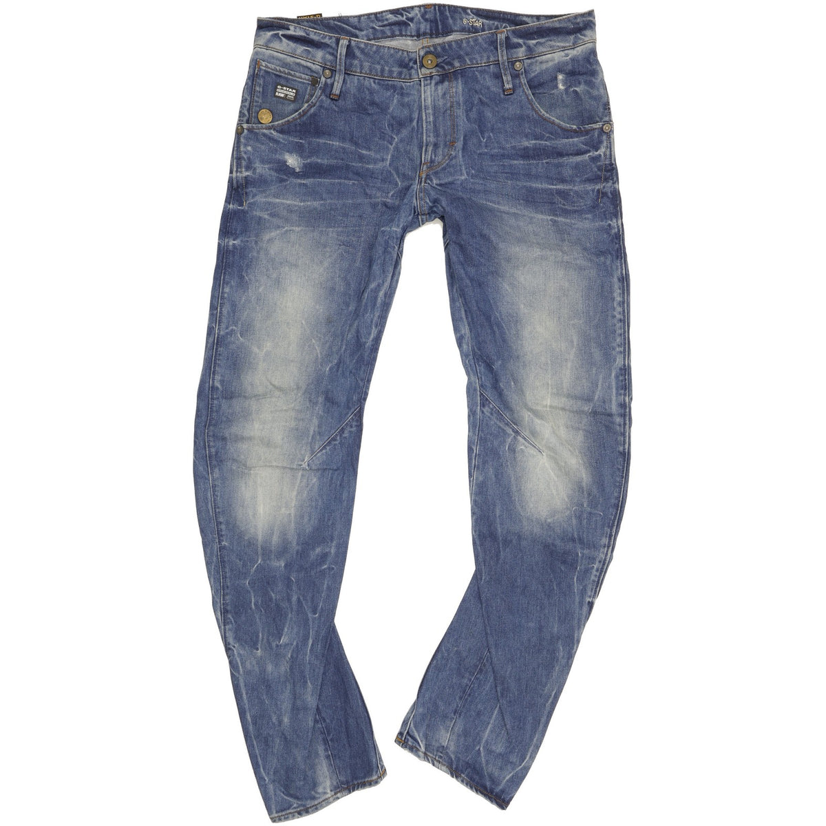 G-Star Arc 3D Men Blue Straight Slim Jeans W34 L32