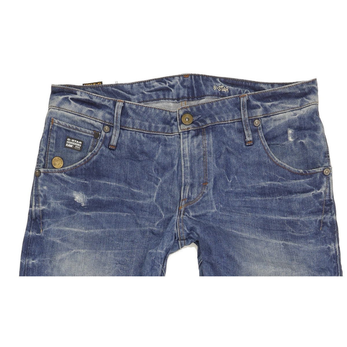 G-Star Arc 3D Men Blue Straight Slim Jeans W34 L32