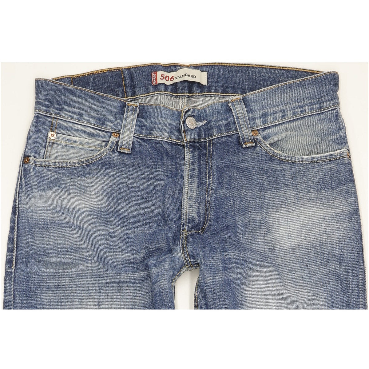 Levi's 506 Men Blue Straight Regular Jeans W33 L31