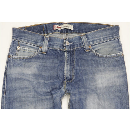 Levi's 506 Men Blue Straight Regular Jeans W33 L31