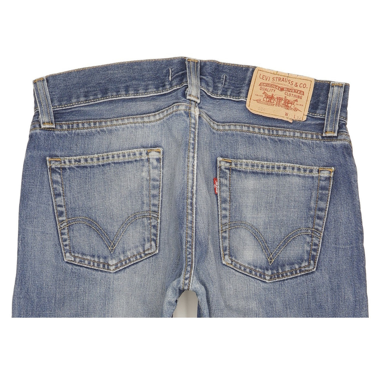 Levi's 506 Men Blue Straight Regular Jeans W33 L31