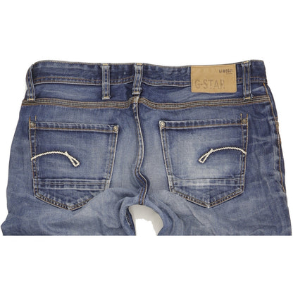 G-Star Porter Men Blue Straight Regular Jeans W38 L36