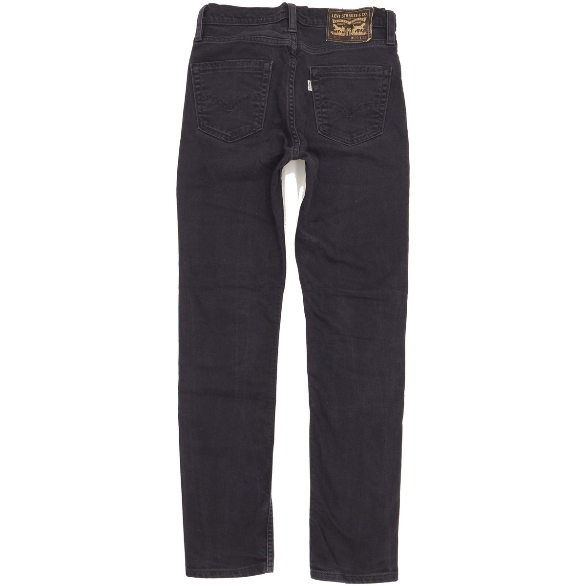 Levi's 511 Men Black Straight Slim Stretch Jeans W29 L32