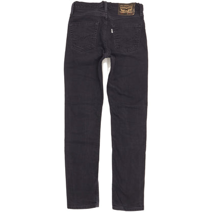 Levi's 511 Men Black Straight Slim Stretch Jeans W29 L32