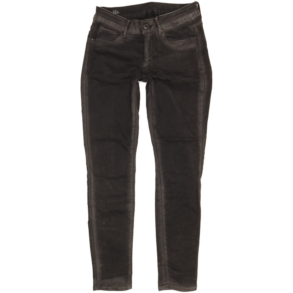 G-Star 3301 Women Black Skinny Slim Stretch Jeans W29 L30
