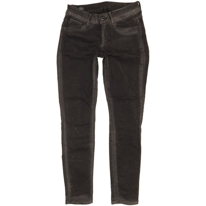 G-Star 3301 Women Black Skinny Slim Stretch Jeans W29 L30