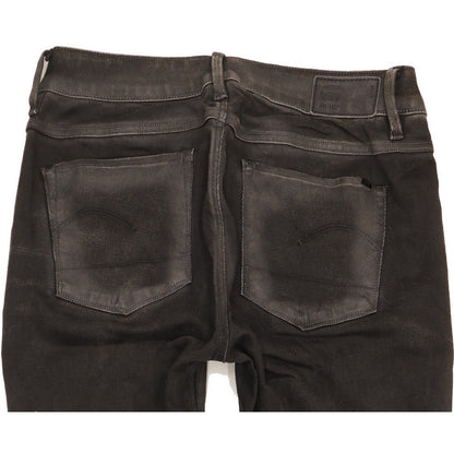 G-Star 3301 Women Black Skinny Slim Stretch Jeans W29 L30