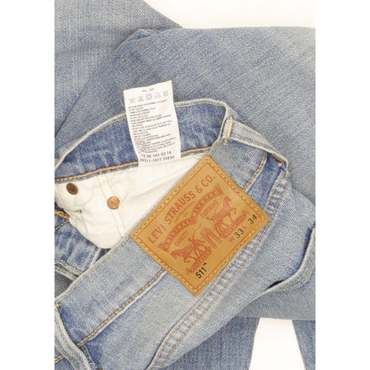 Levi's 511 Men Blue Straight Slim Stretch Jeans W33 L28
