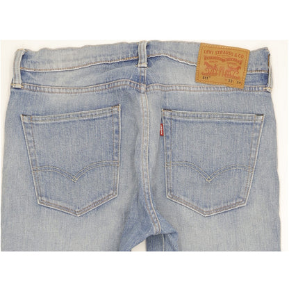 Levi's 511 Men Blue Straight Slim Stretch Jeans W33 L28