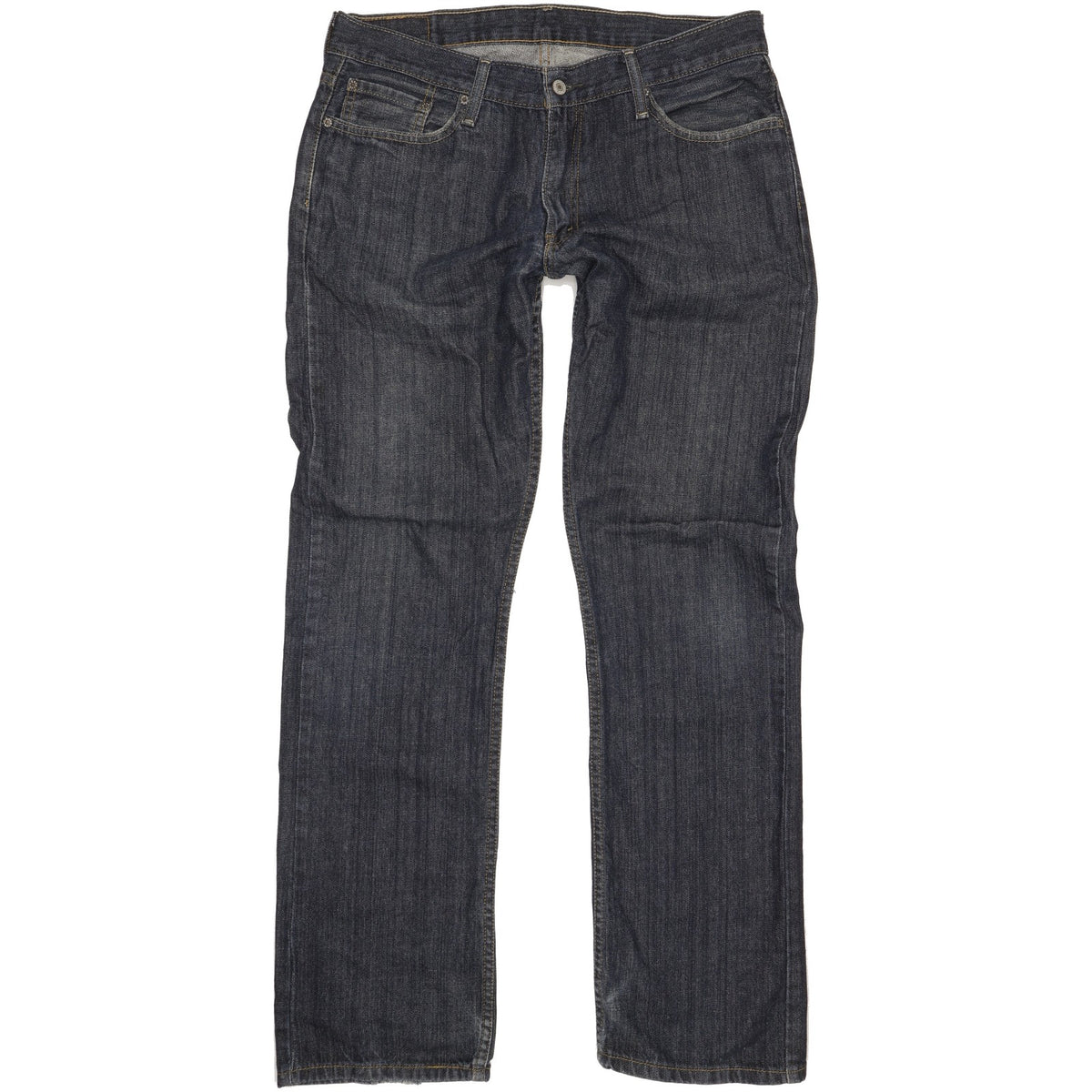 Levi's 514 Men Navy Straight Slim Jeans W36 L35