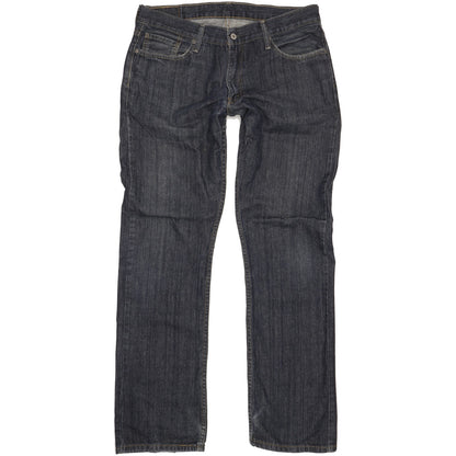 Levi's 514 Men Navy Straight Slim Jeans W36 L35
