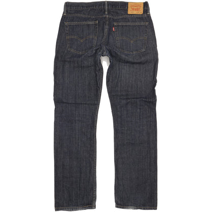 Levi's 514 Men Navy Straight Slim Jeans W36 L35