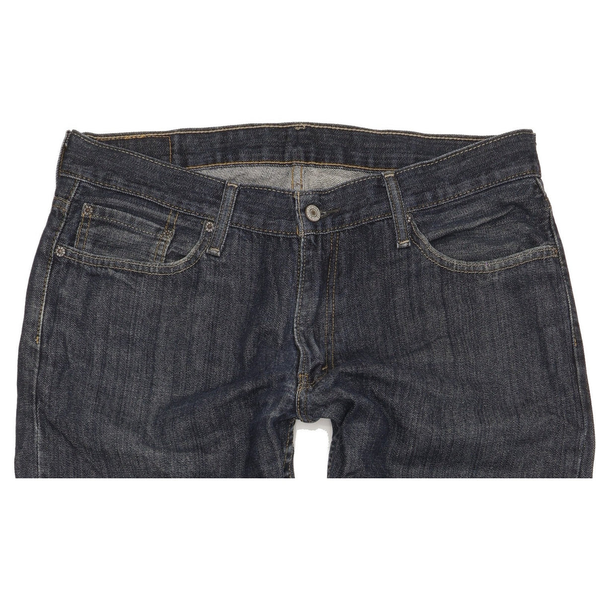 Levi's 514 Men Navy Straight Slim Jeans W36 L35