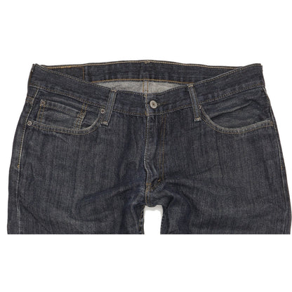Levi's 514 Men Navy Straight Slim Jeans W36 L35