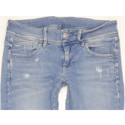 G-Star Lynn Women Blue Skinny Slim Stretch Jeans W30 L34