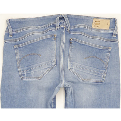G-Star Lynn Women Blue Skinny Slim Stretch Jeans W30 L34