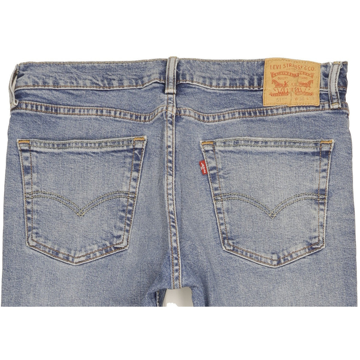 Levi's 511 Men Blue Straight Slim Stretch Jeans W36 L33