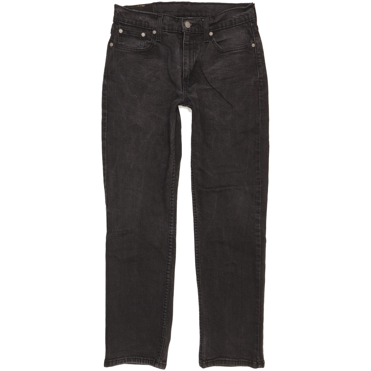 Levi's 514 Men Black Straight Slim Stretch Jeans W30 L29