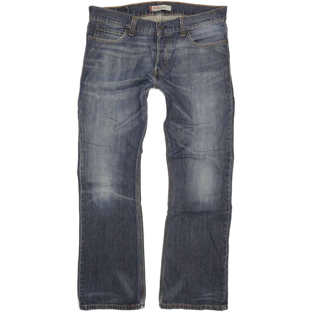 Levi's 512 Men Blue Bootcut Slim Jeans W38 L34