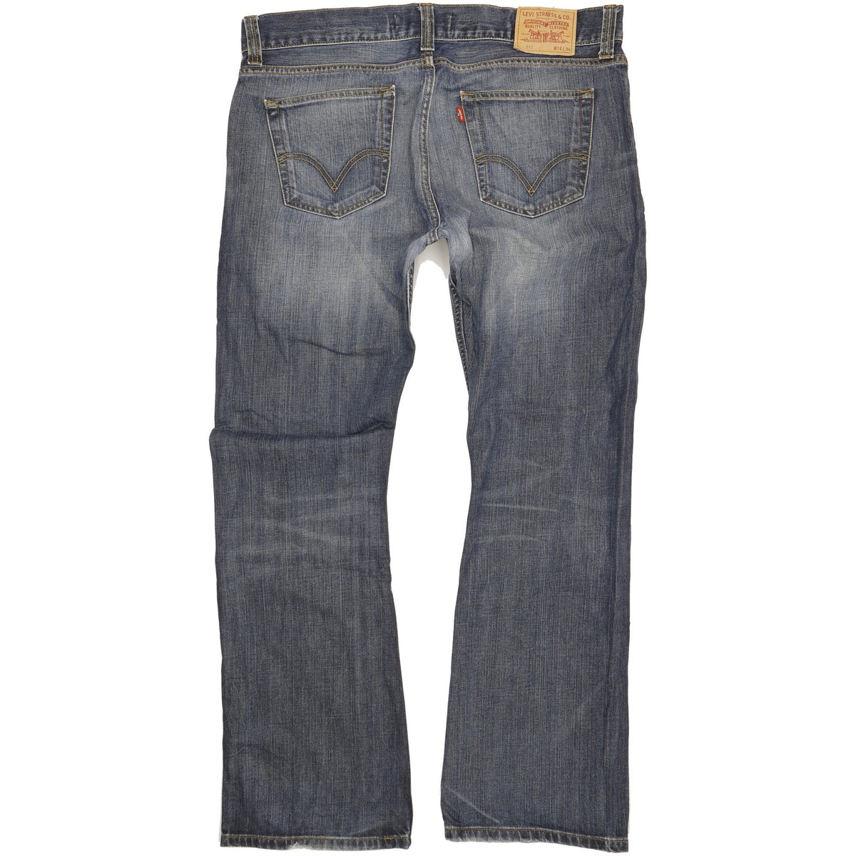 Levi's 512 Men Blue Bootcut Slim Jeans W38 L34