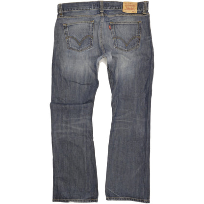Levi's 512 Men Blue Bootcut Slim Jeans W38 L34