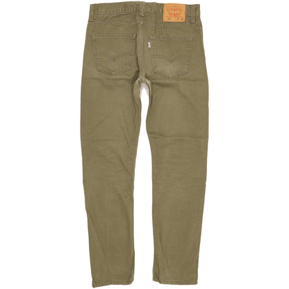 Levi's 508 Men Green Straight Slim Jeans W30 L30