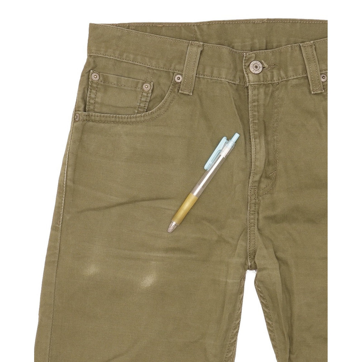 Levi's 508 Men Green Straight Slim Jeans W30 L30