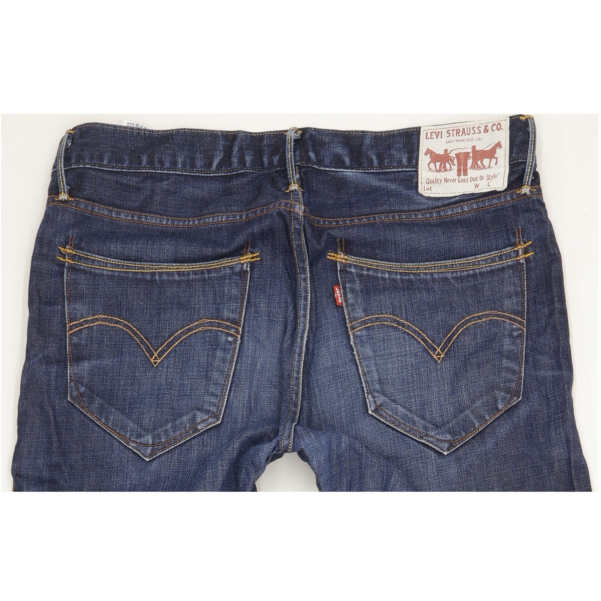 Levi's 504 Men Blue Straight Regular Jeans W33 L34