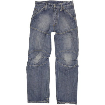 G-Star Elwood Men Blue Straight Regular Jeans W30 L32