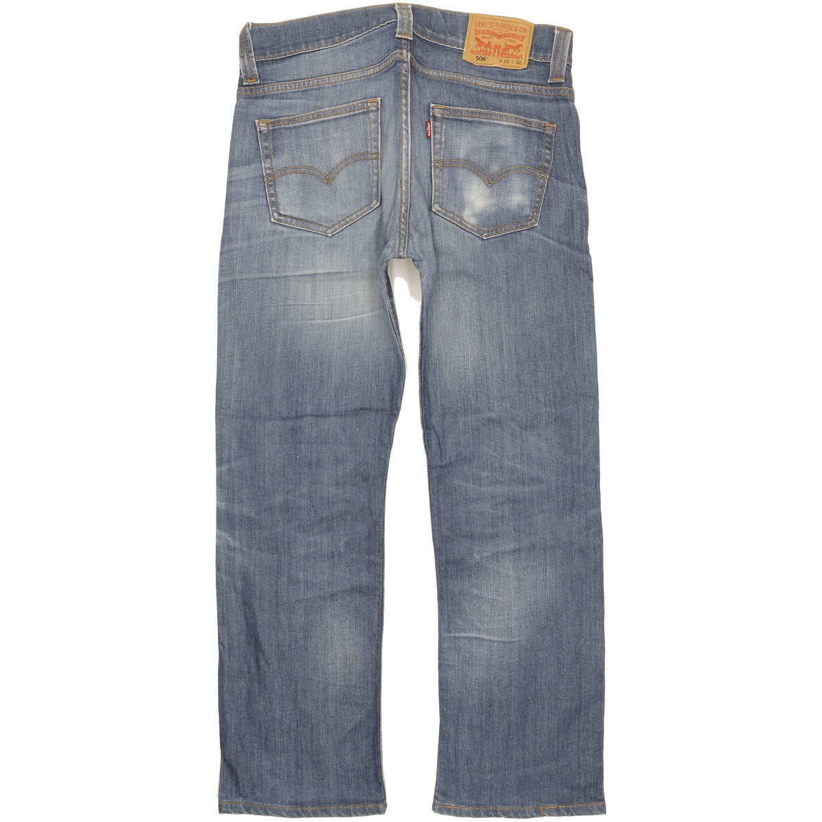 Levi's 506 Men Blue Straight Regular Stretch Jeans W32 L28