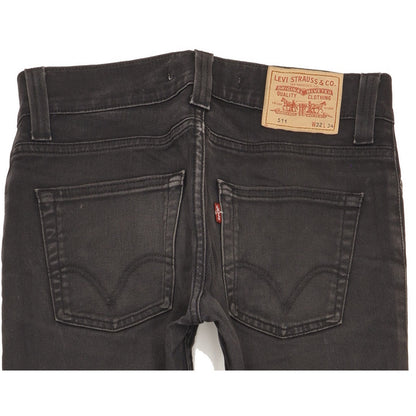 Levi's 511 Men Black Straight Slim Stretch Jeans W32 L34