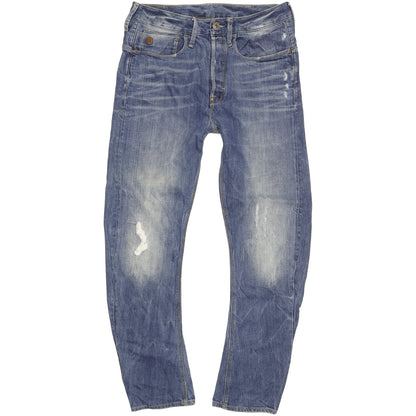 G-Star Type C 3D Men Blue Tapered Loose Jeans W32 L30