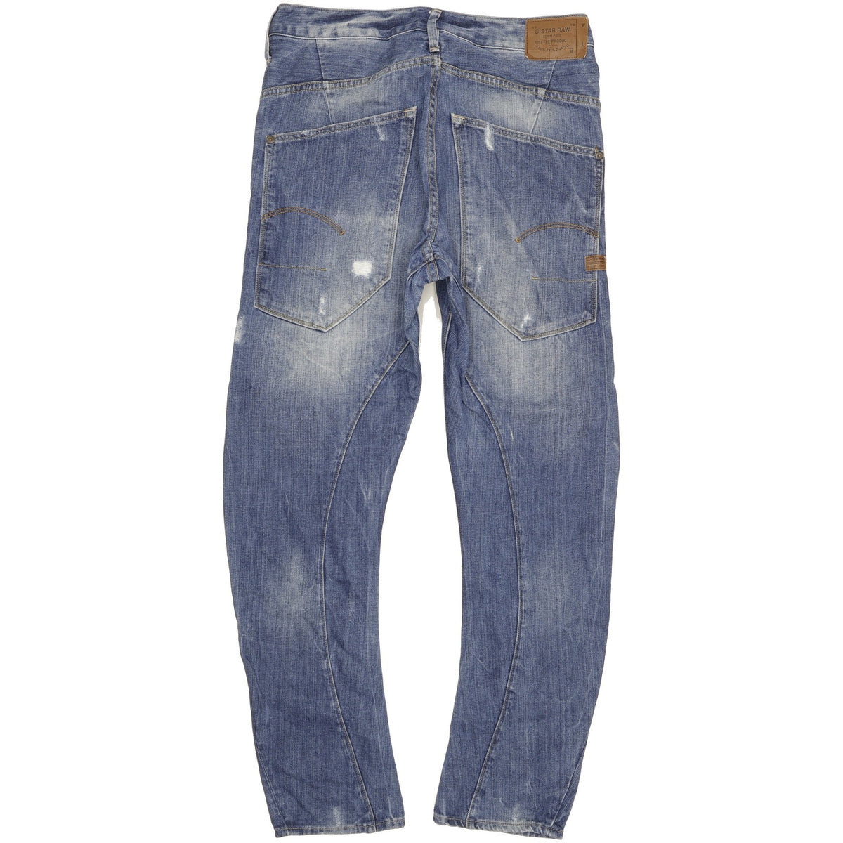 G-Star Type C 3D Men Blue Tapered Loose Jeans W32 L30