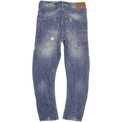 G-Star Type C 3D Men Blue Tapered Loose Jeans W32 L30