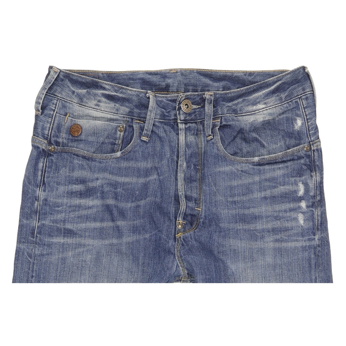 G-Star Type C 3D Men Blue Tapered Loose Jeans W32 L30