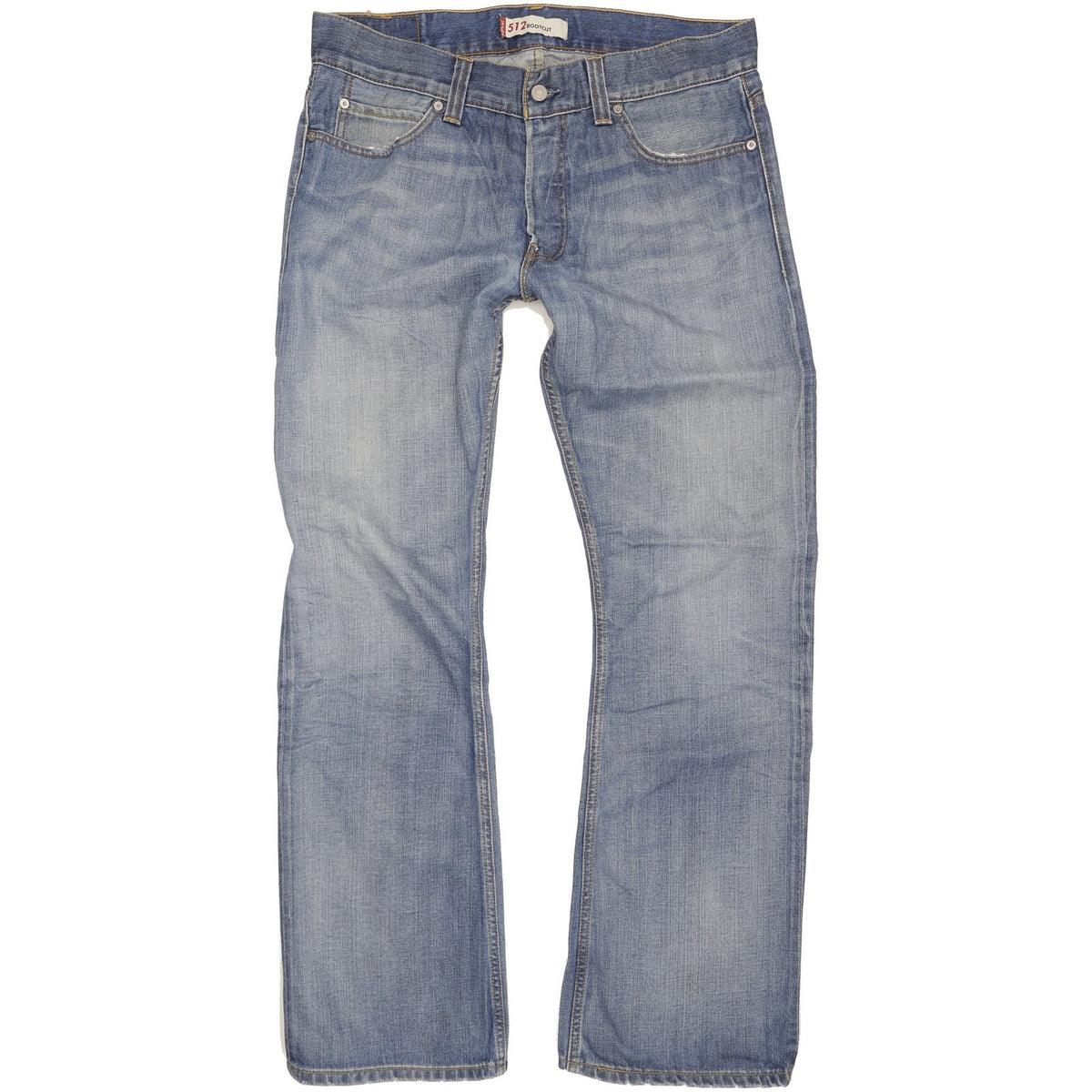 Levi's 512 Men Blue Bootcut Slim Jeans W36 L34
