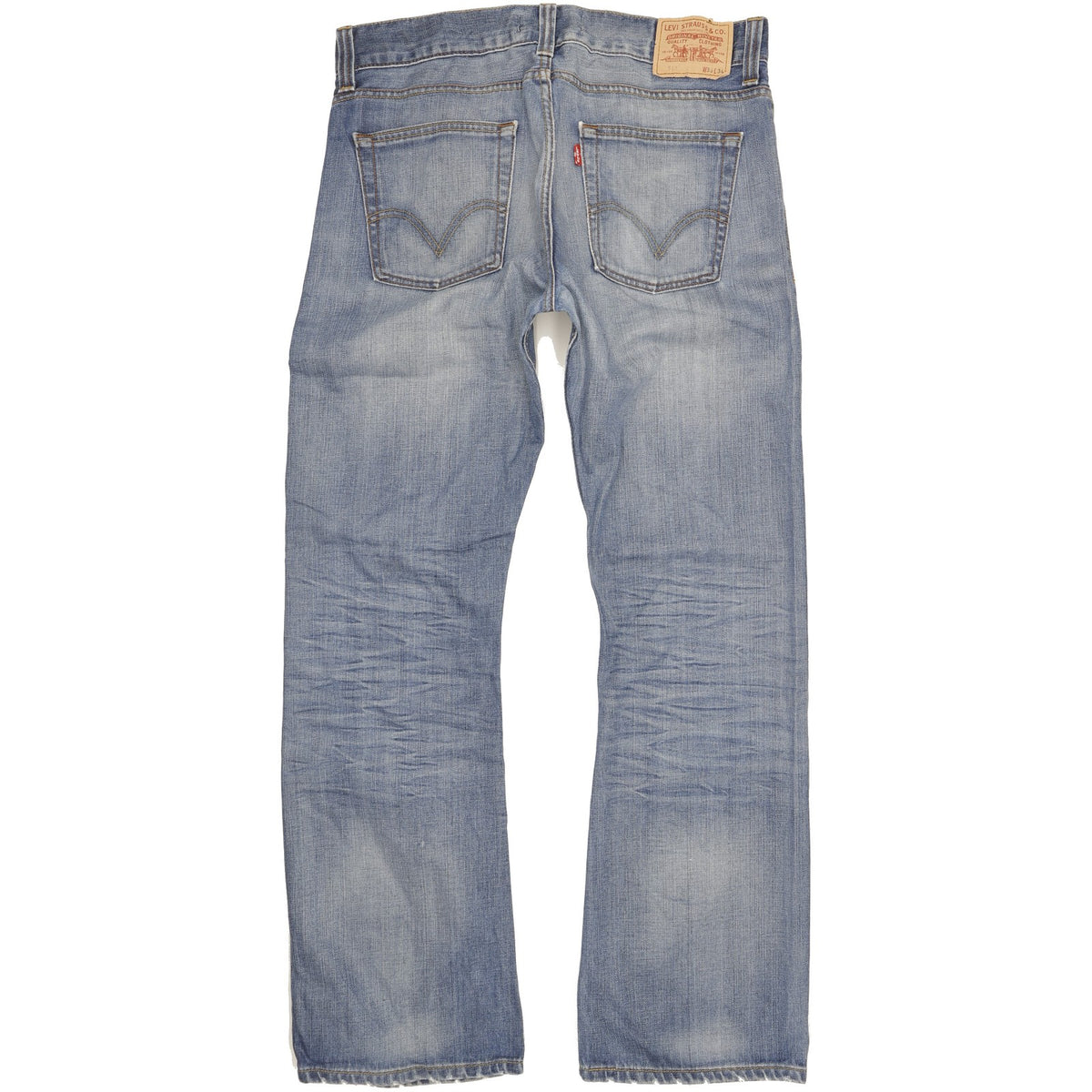 Levi's 512 Men Blue Bootcut Slim Jeans W36 L34