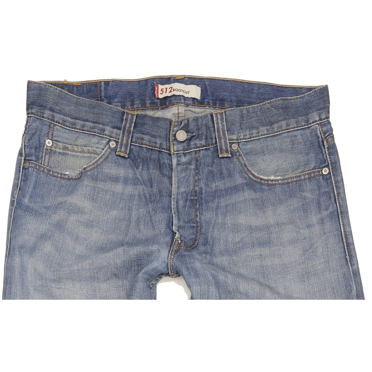 Levi's 512 Men Blue Bootcut Slim Jeans W36 L34