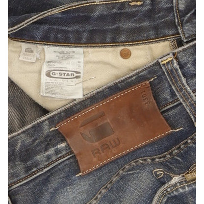 G-Star 3301 Men Blue Tapered Slim Jeans W32 L31