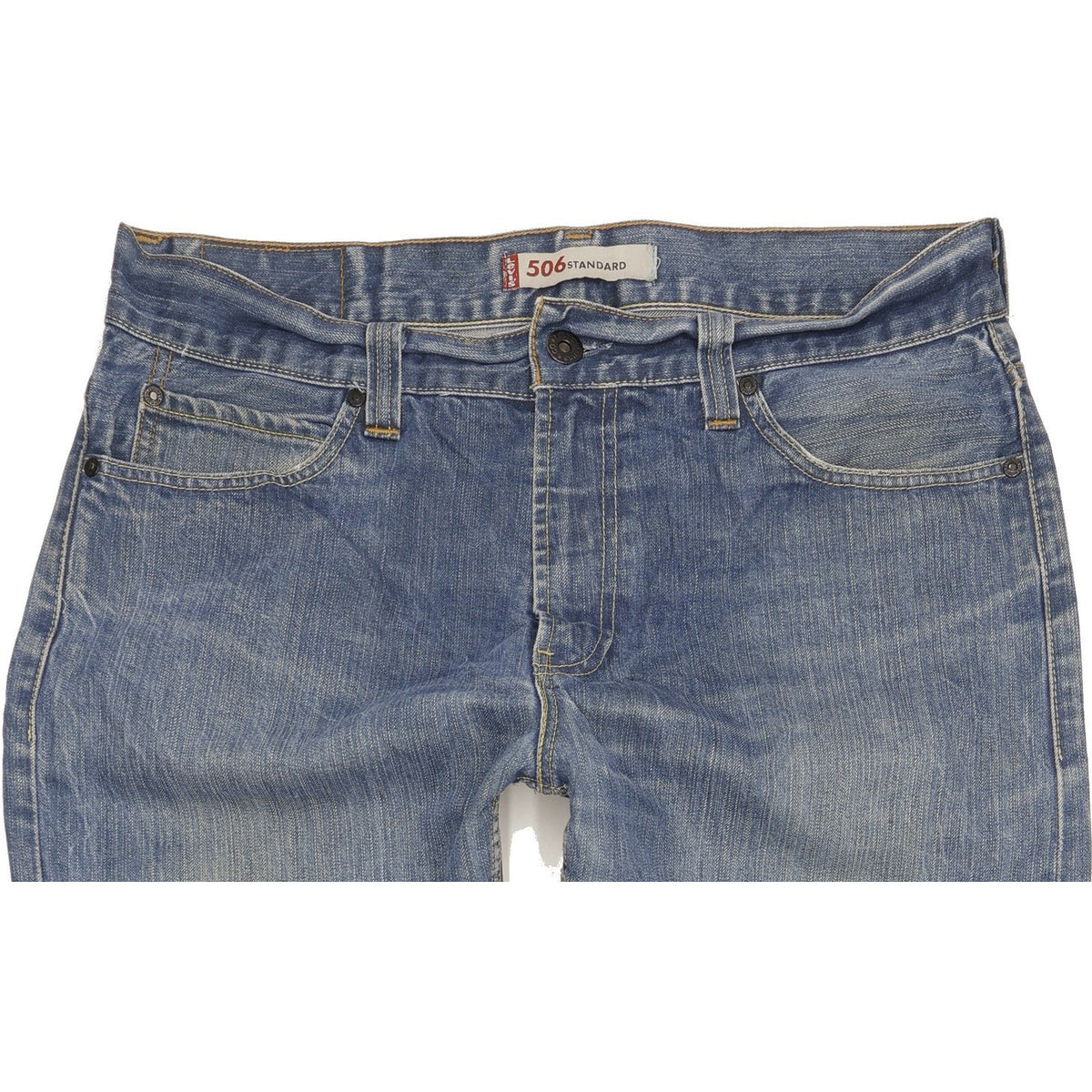 Levi's 506 Men Blue Straight Regular Jeans W36 L34
