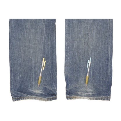 Levi's 506 Men Blue Straight Regular Jeans W36 L34