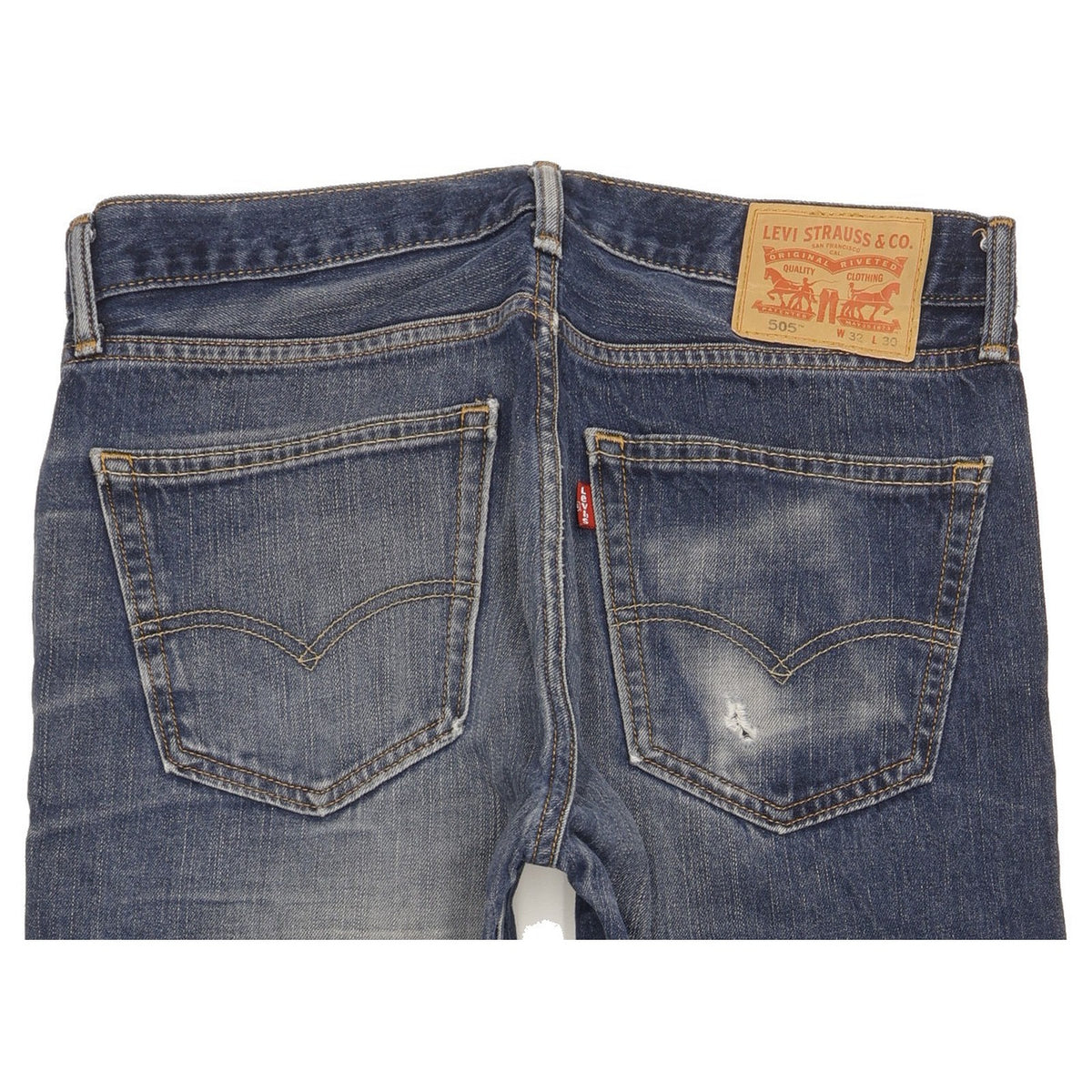 Levi's 505 Men Blue Straight Regular Jeans W32 L29