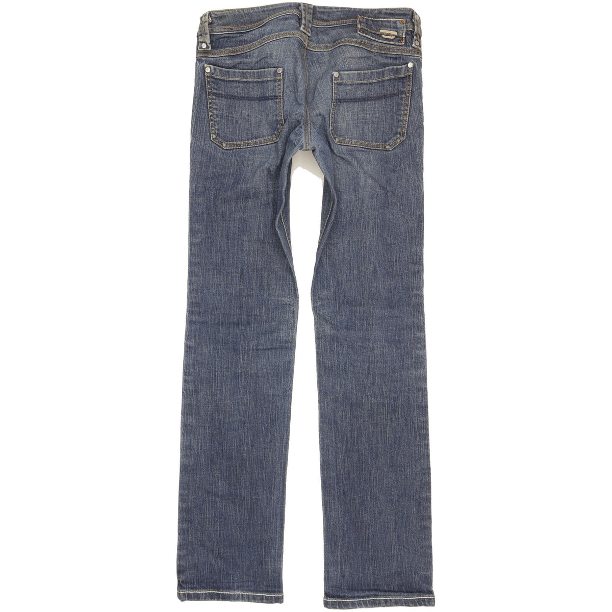 Diesel Keate Women Blue Straight Slim Stretch Jeans W29 L31