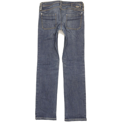 Diesel Keate Women Blue Straight Slim Stretch Jeans W29 L31