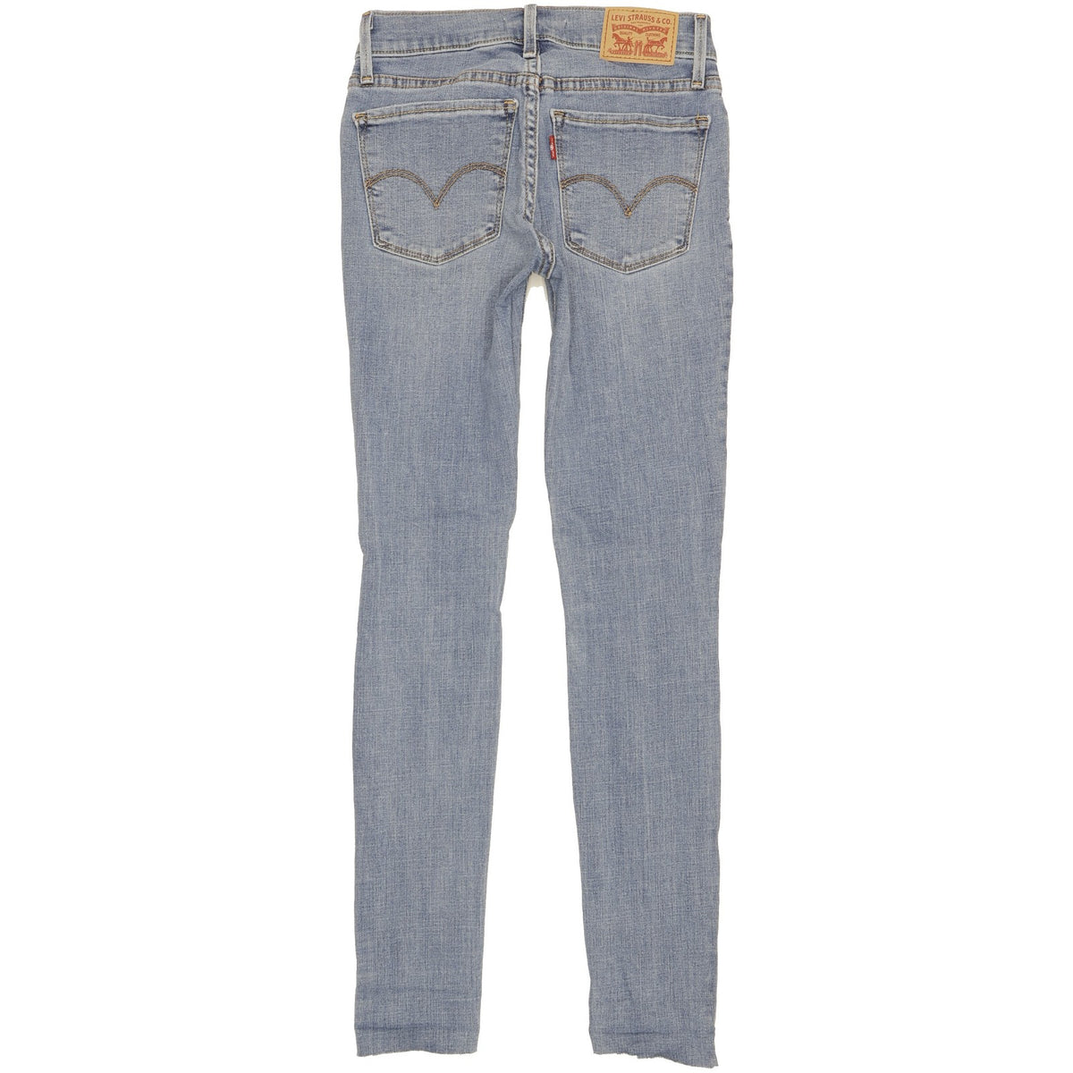 Levi's 710 Super Women Blue Skinny Slim Stretch Jeans W24 L28