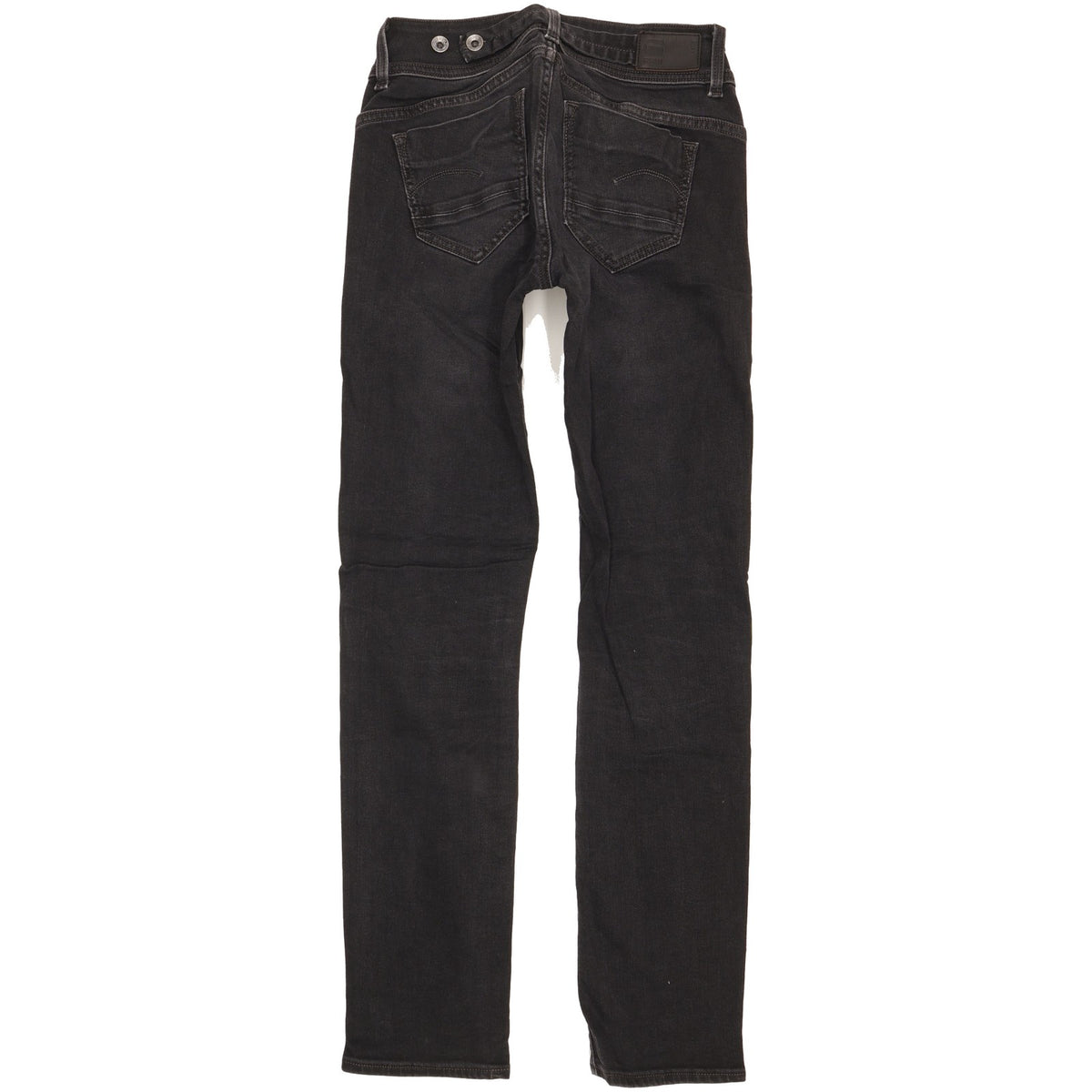 G-Star Midge Women Black Straight Slim Jeans W26 L32
